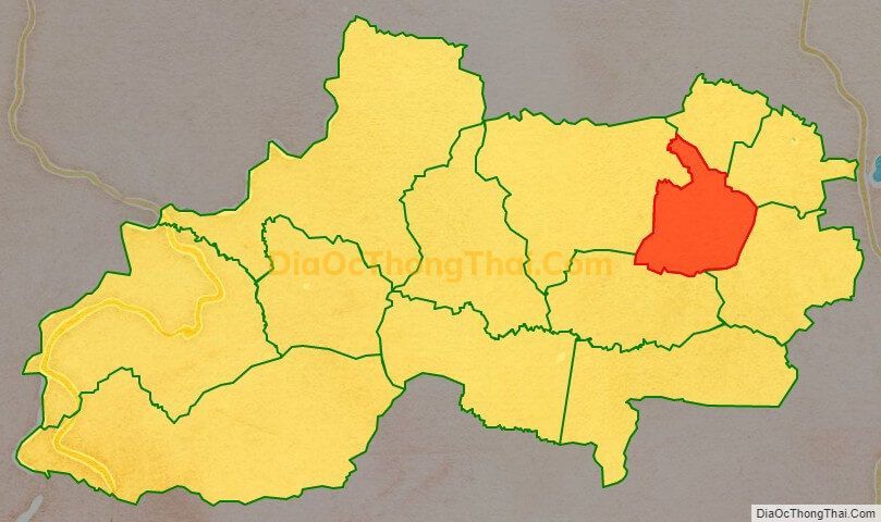 Bản đồ vị trí và địa giới hành chính Xã Ia Hrung, huyện Ia Grai