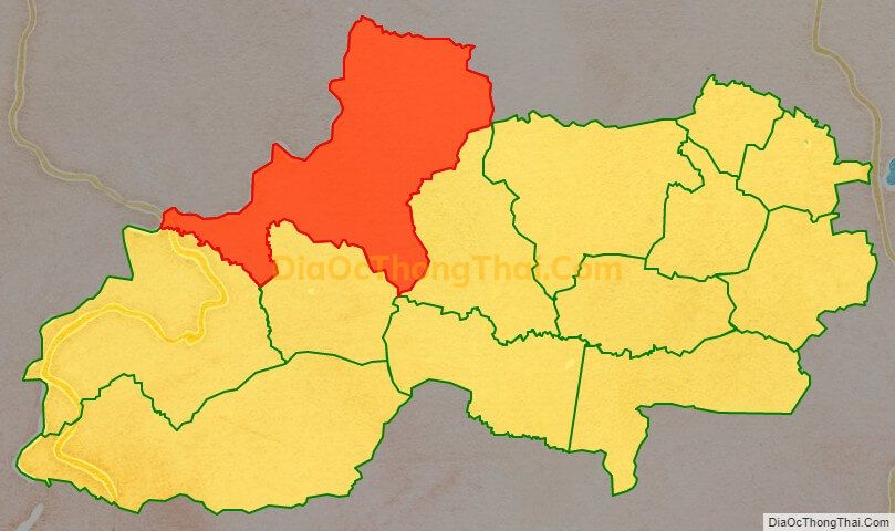 Bản đồ vị trí và địa giới hành chính Xã Ia Khai, huyện Ia Grai