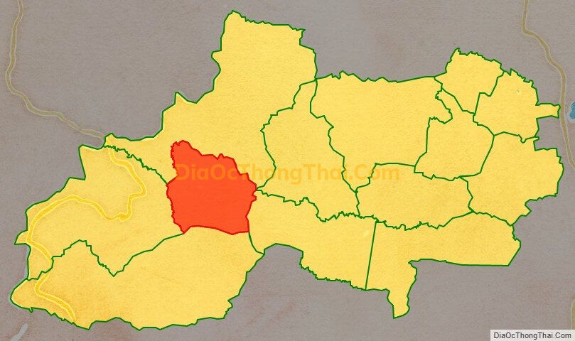 Bản đồ vị trí và địa giới hành chính Xã Ia KRai, huyện Ia Grai