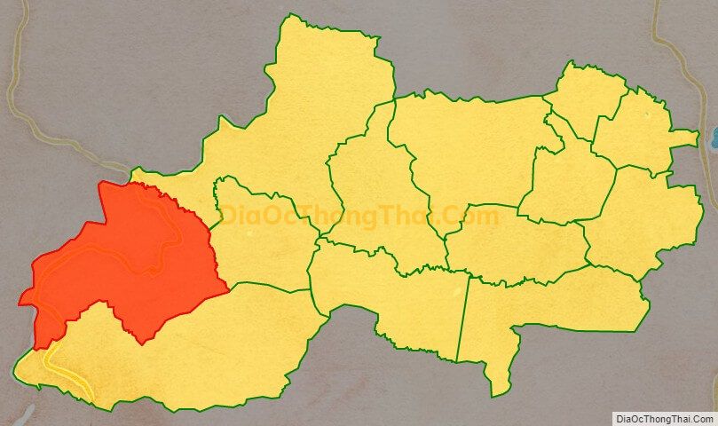 Bản đồ vị trí và địa giới hành chính Xã Ia O, huyện Ia Grai