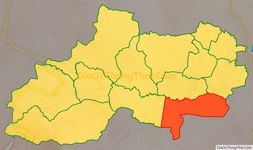 Bản đồ vị trí và địa giới hành chính Xã Ia Pếch, huyện Ia Grai