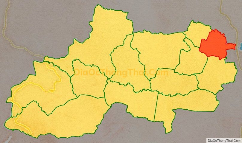 Bản đồ vị trí và địa giới hành chính Xã Ia Sao, huyện Ia Grai