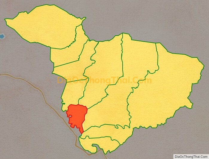 Bản đồ vị trí và địa giới hành chính Xã Ia Trok, huyện Ia Pa
