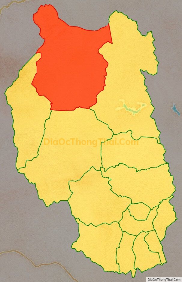 Bản đồ vị trí và địa giới hành chính Xã Đăk Roong, huyện Kbang