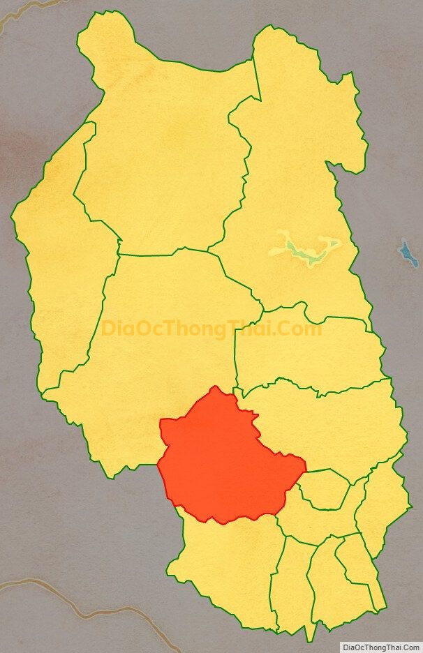 Bản đồ vị trí và địa giới hành chính Xã Lơ Ku, huyện Kbang
