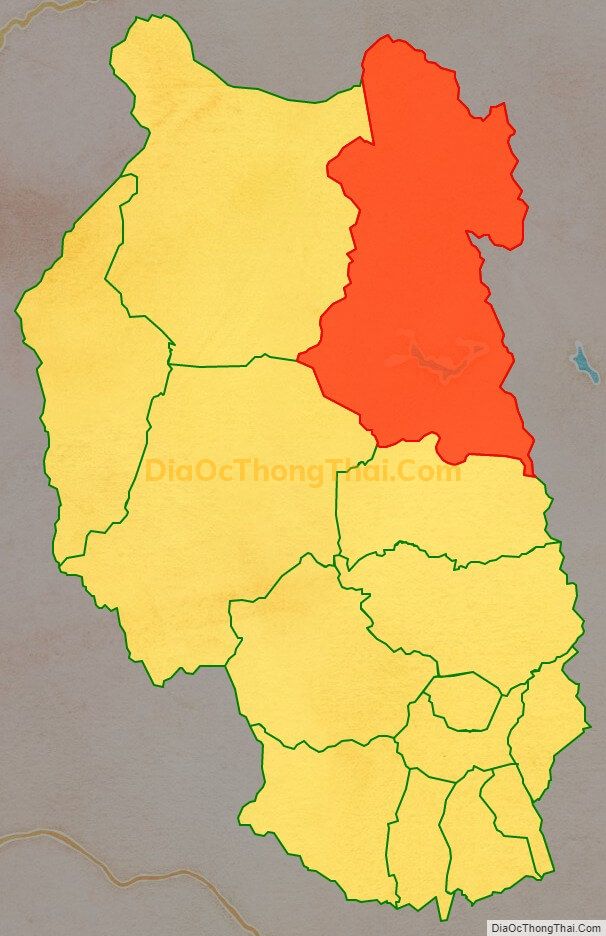 Bản đồ vị trí và địa giới hành chính Xã Sơn Lang, huyện Kbang