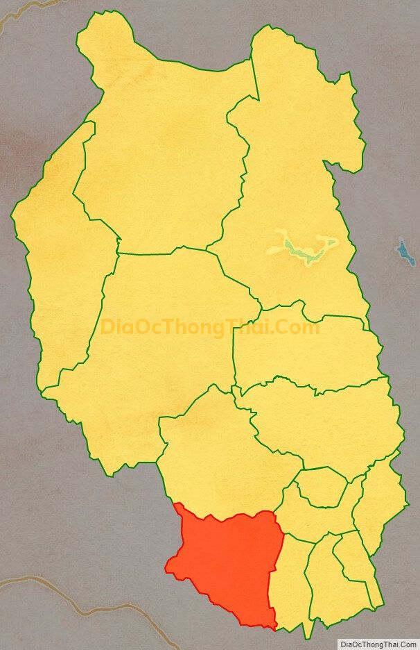 Bản đồ vị trí và địa giới hành chính Xã Tơ Tung, huyện Kbang