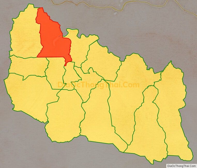 Bản đồ vị trí và địa giới hành chính Xã An Trung, huyện Kông Chro