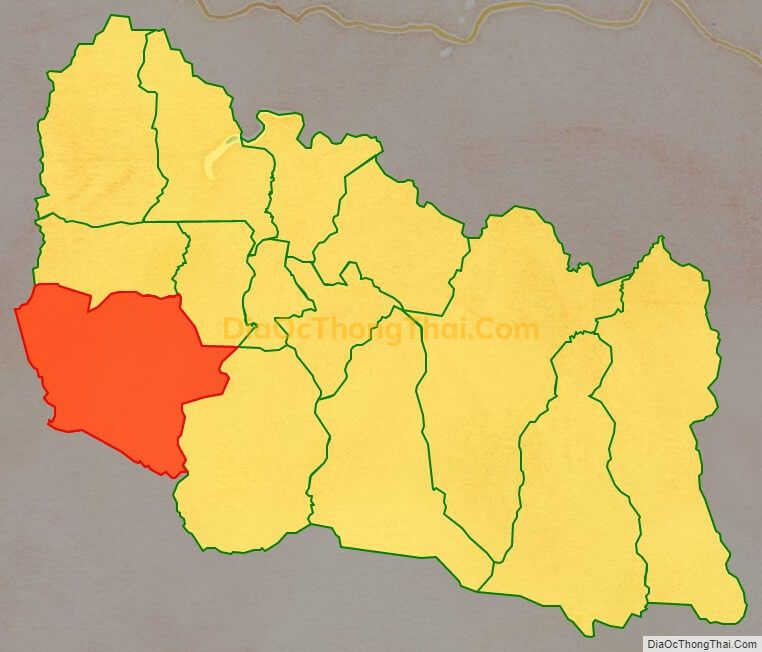 Bản đồ vị trí và địa giới hành chính Xã Chơ Long, huyện Kông Chro