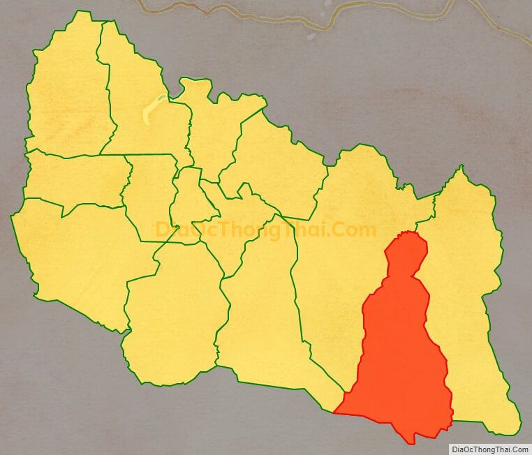 Bản đồ vị trí và địa giới hành chính Xã Đăk Song, huyện Kông Chro