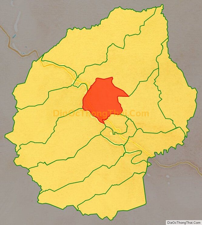 Bản đồ vị trí và địa giới hành chính Xã Chư Gu, huyện Krông Pa