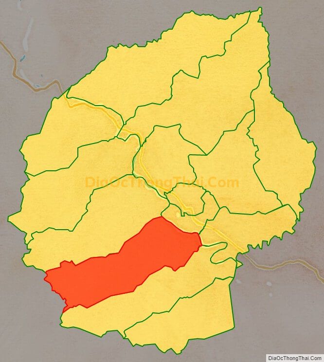 Bản đồ vị trí và địa giới hành chính Xã Ia RMok, huyện Krông Pa