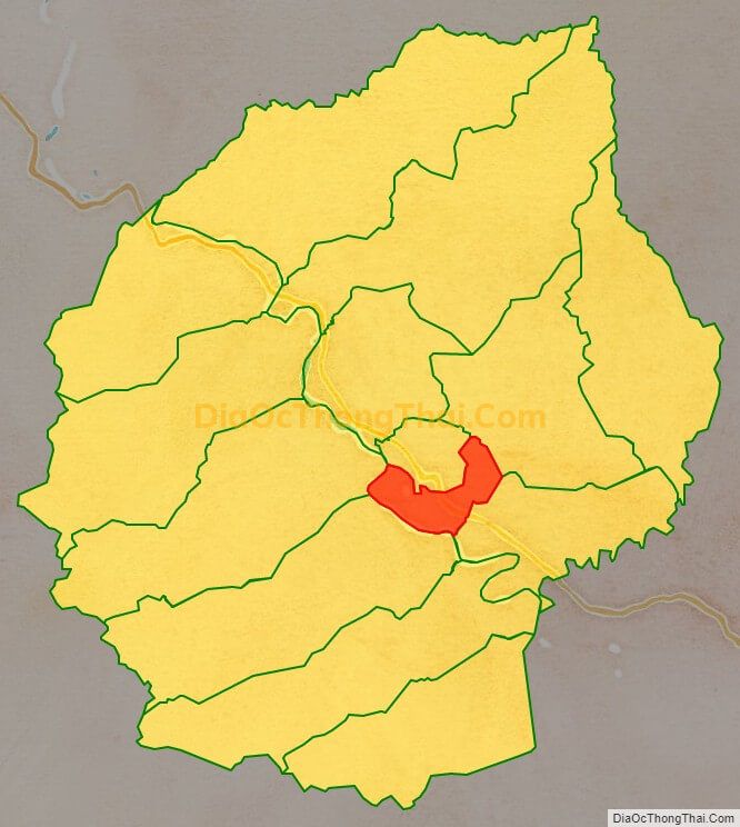 Bản đồ vị trí và địa giới hành chính Xã Phú Cần, huyện Krông Pa