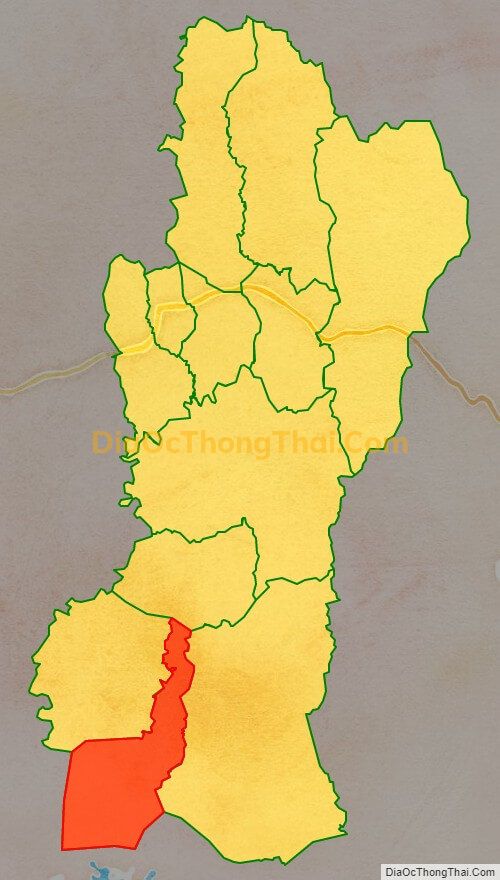 Bản đồ vị trí và địa giới hành chính Xã Đăk Trôi, huyện Mang Yang