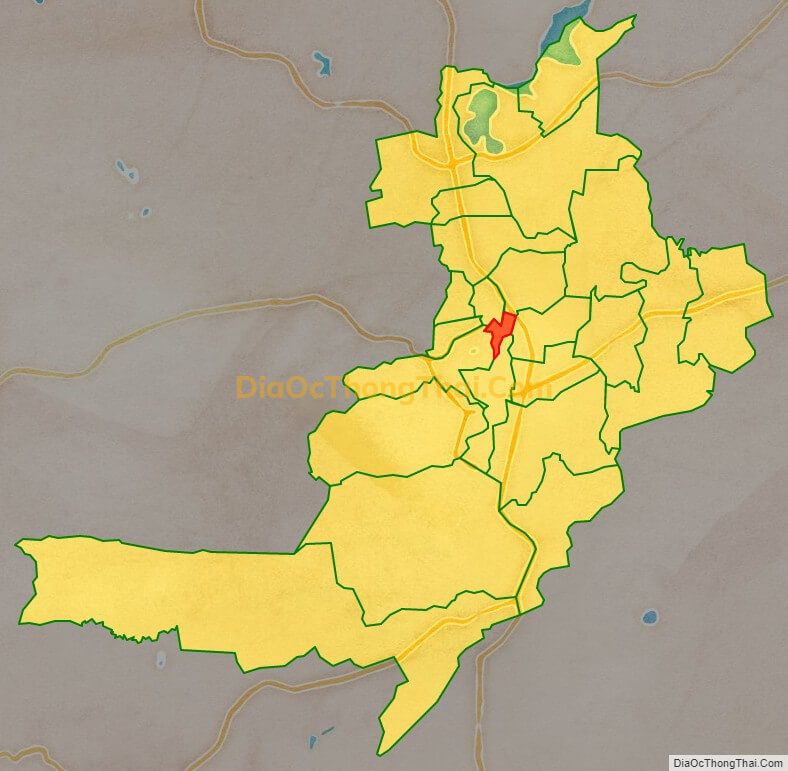 Bản đồ vị trí và địa giới hành chính Phường Hội Thương, TP Pleiku