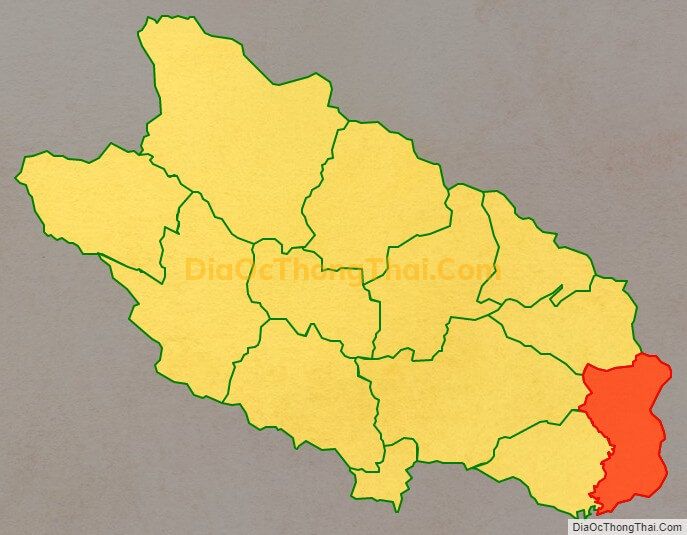 Bản đồ vị trí và địa giới hành chính Xã Đường Âm, huyện Bắc Mê