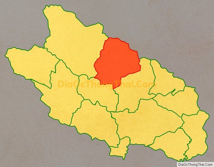 Bản đồ vị trí và địa giới hành chính Xã Giáp Trung, huyện Bắc Mê