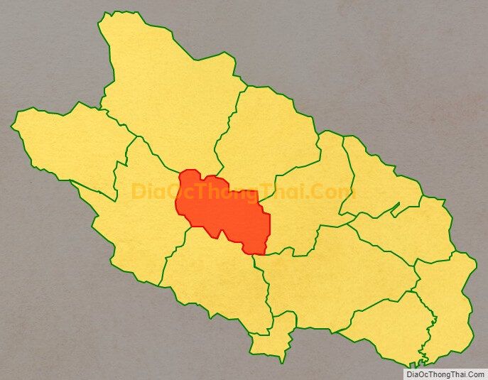 Bản đồ vị trí và địa giới hành chính Xã Lạc Nông, huyện Bắc Mê