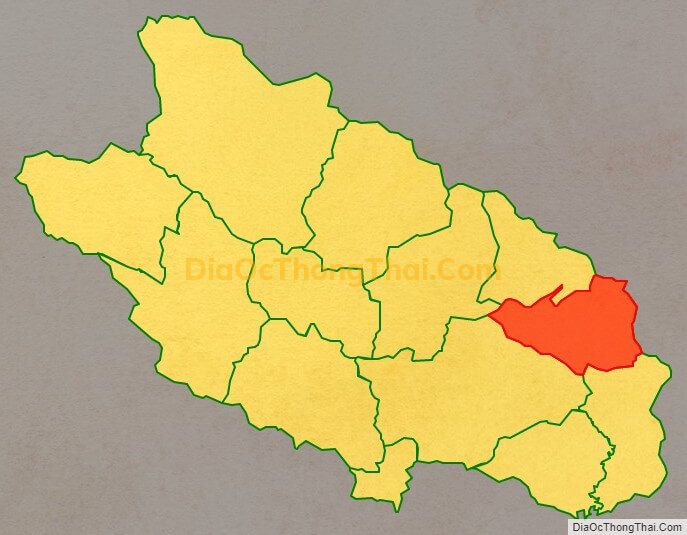 Bản đồ vị trí và địa giới hành chính Xã Phú Nam, huyện Bắc Mê