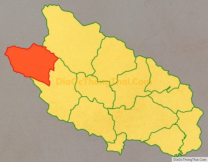 Bản đồ vị trí và địa giới hành chính Xã Yên Định, huyện Bắc Mê
