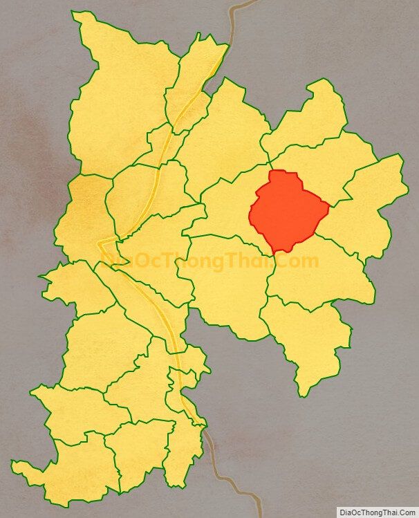 Bản đồ vị trí và địa giới hành chính Xã Bằng Hành, huyện Bắc Quang