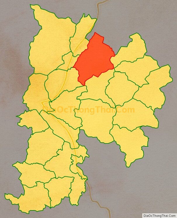 Bản đồ vị trí và địa giới hành chính Xã Đồng Tâm, huyện Bắc Quang