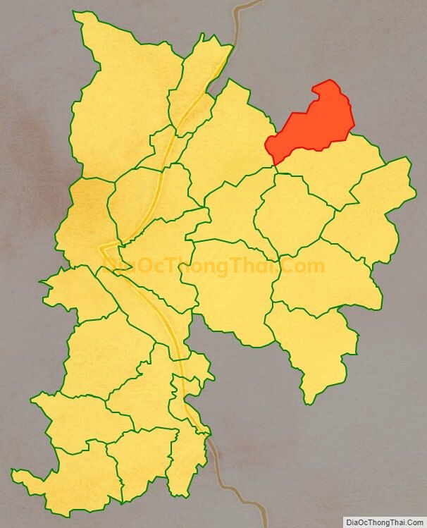 Bản đồ vị trí và địa giới hành chính Xã Đồng Tiến, huyện Bắc Quang