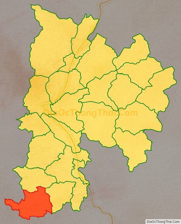 Bản đồ vị trí và địa giới hành chính Xã Đồng Yên, huyện Bắc Quang