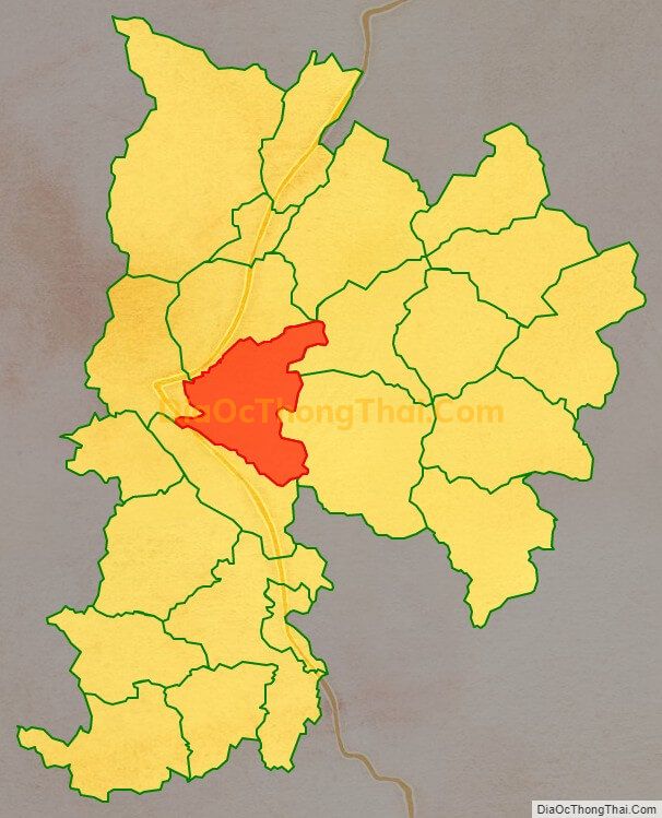 Bản đồ vị trí và địa giới hành chính Xã Quang Minh, huyện Bắc Quang