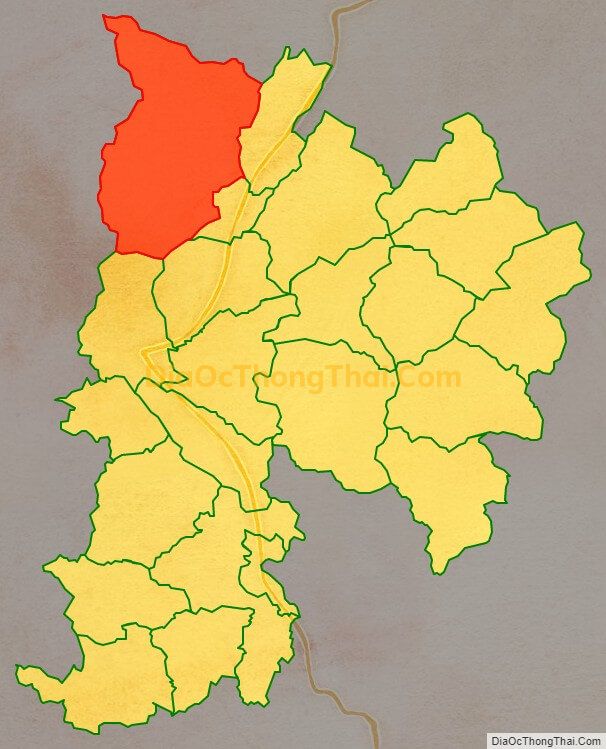 Bản đồ vị trí và địa giới hành chính Xã Tân Lập, huyện Bắc Quang