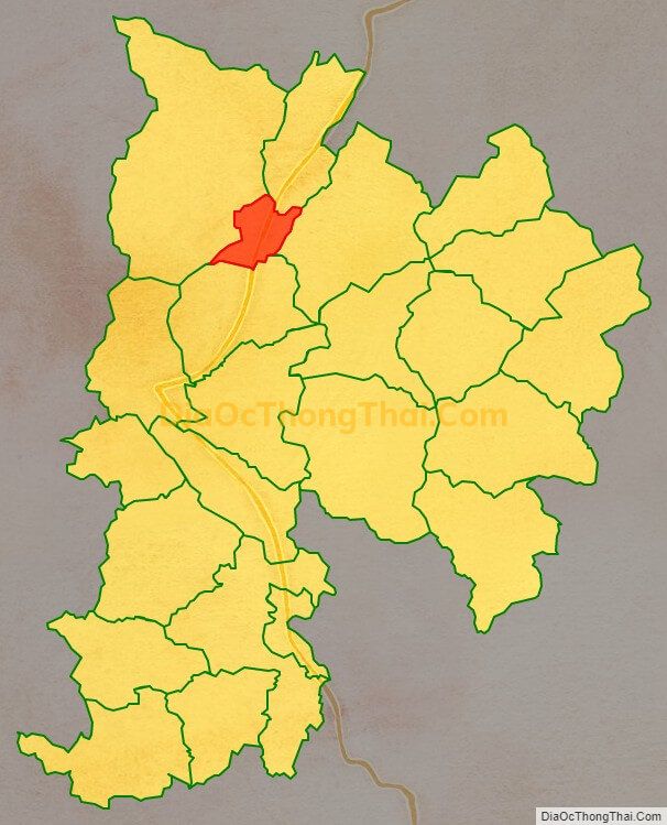Bản đồ vị trí và địa giới hành chính Xã Tân Quang, huyện Bắc Quang