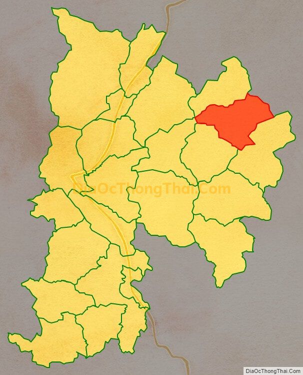 Bản đồ vị trí và địa giới hành chính Xã Thượng Bình, huyện Bắc Quang