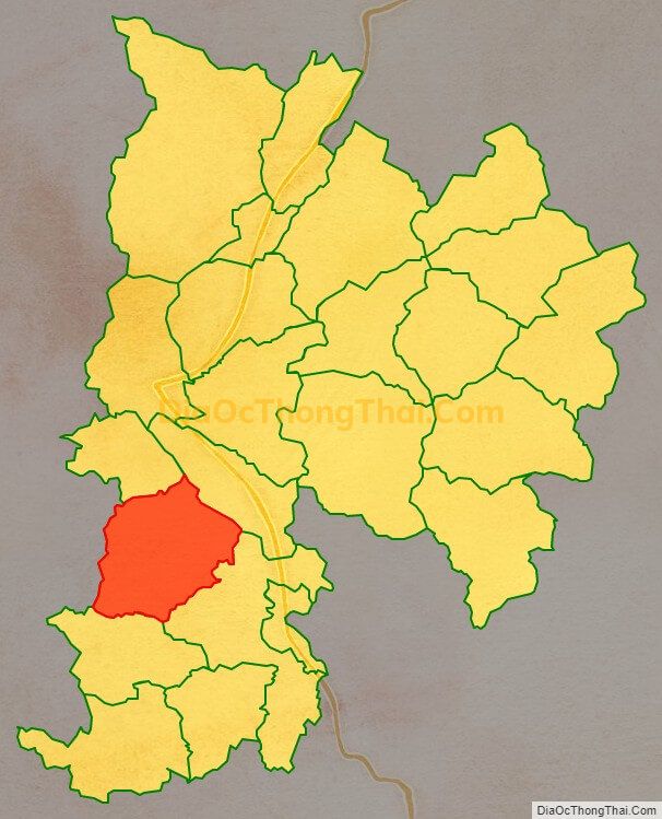Bản đồ vị trí và địa giới hành chính Xã Tiên Kiều, huyện Bắc Quang