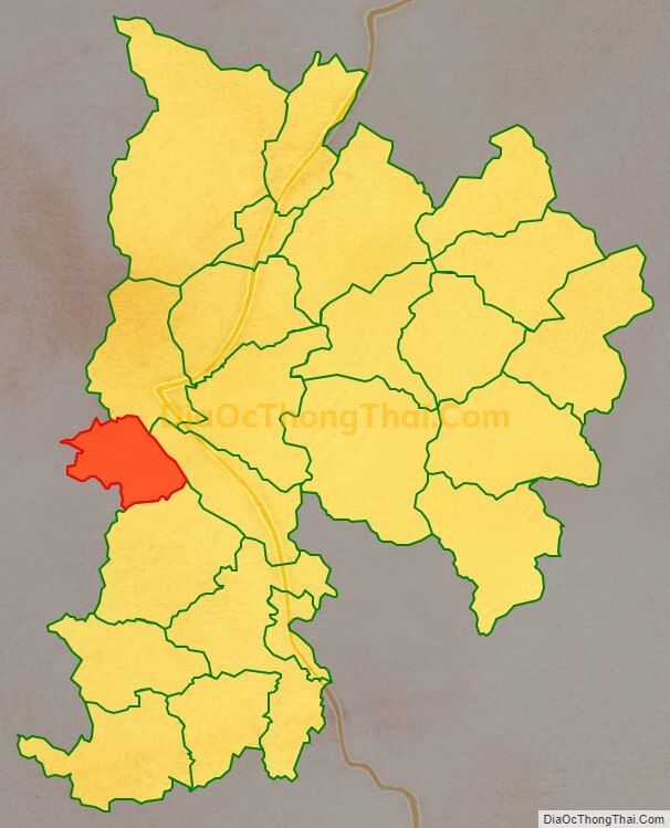 Bản đồ vị trí và địa giới hành chính Xã Việt Hồng, huyện Bắc Quang