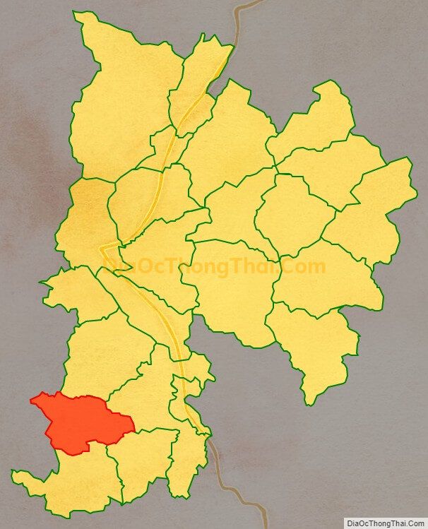 Bản đồ vị trí và địa giới hành chính Xã Vĩnh Phúc, huyện Bắc Quang