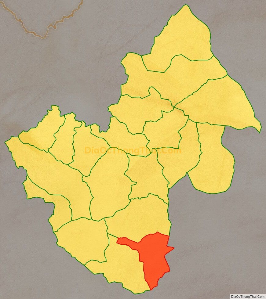 Bản đồ vị trí và địa giới hành chính Xã Lũng Phìn, huyện Đồng Văn