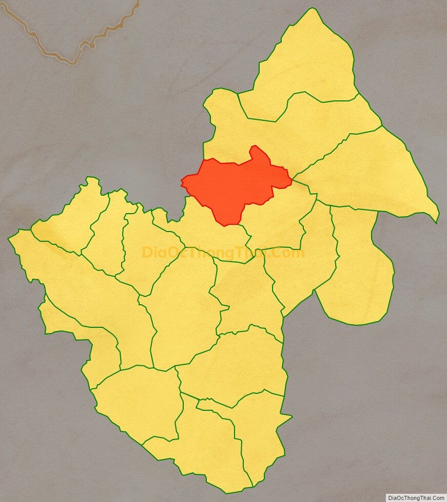Bản đồ vị trí và địa giới hành chính Xã Lũng Táo, huyện Đồng Văn