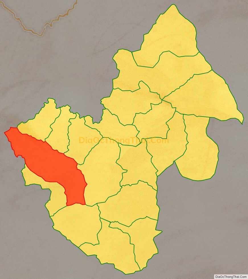 Bản đồ vị trí và địa giới hành chính Xã Phố Cáo, huyện Đồng Văn