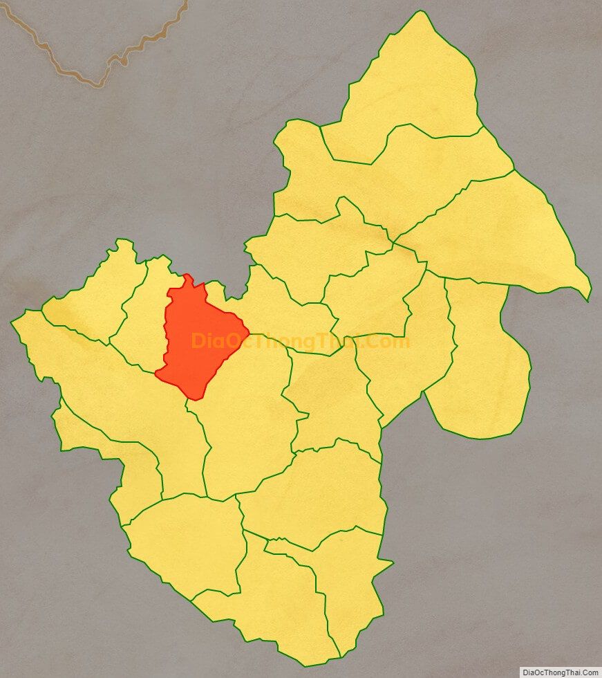 Bản đồ vị trí và địa giới hành chính Xã Sủng Là, huyện Đồng Văn