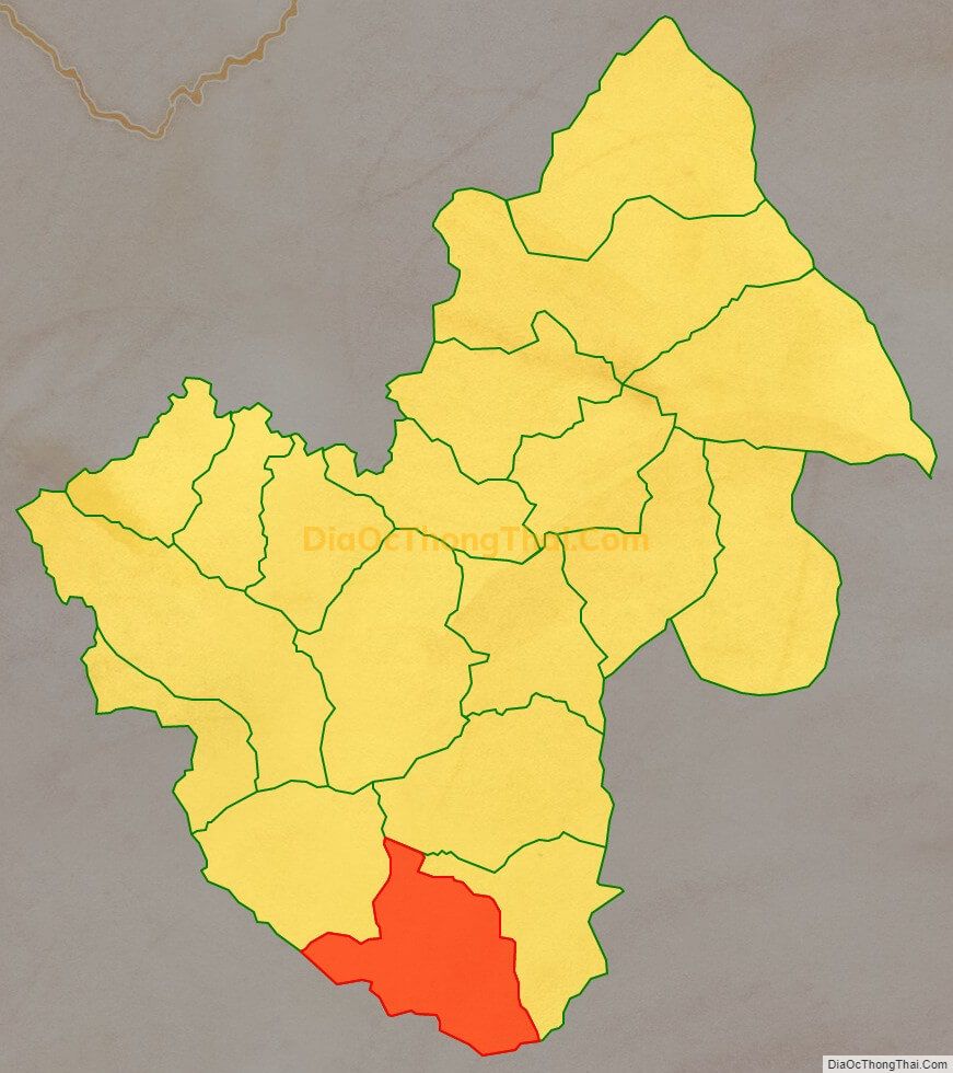 Bản đồ vị trí và địa giới hành chính Xã Sủng Trái, huyện Đồng Văn