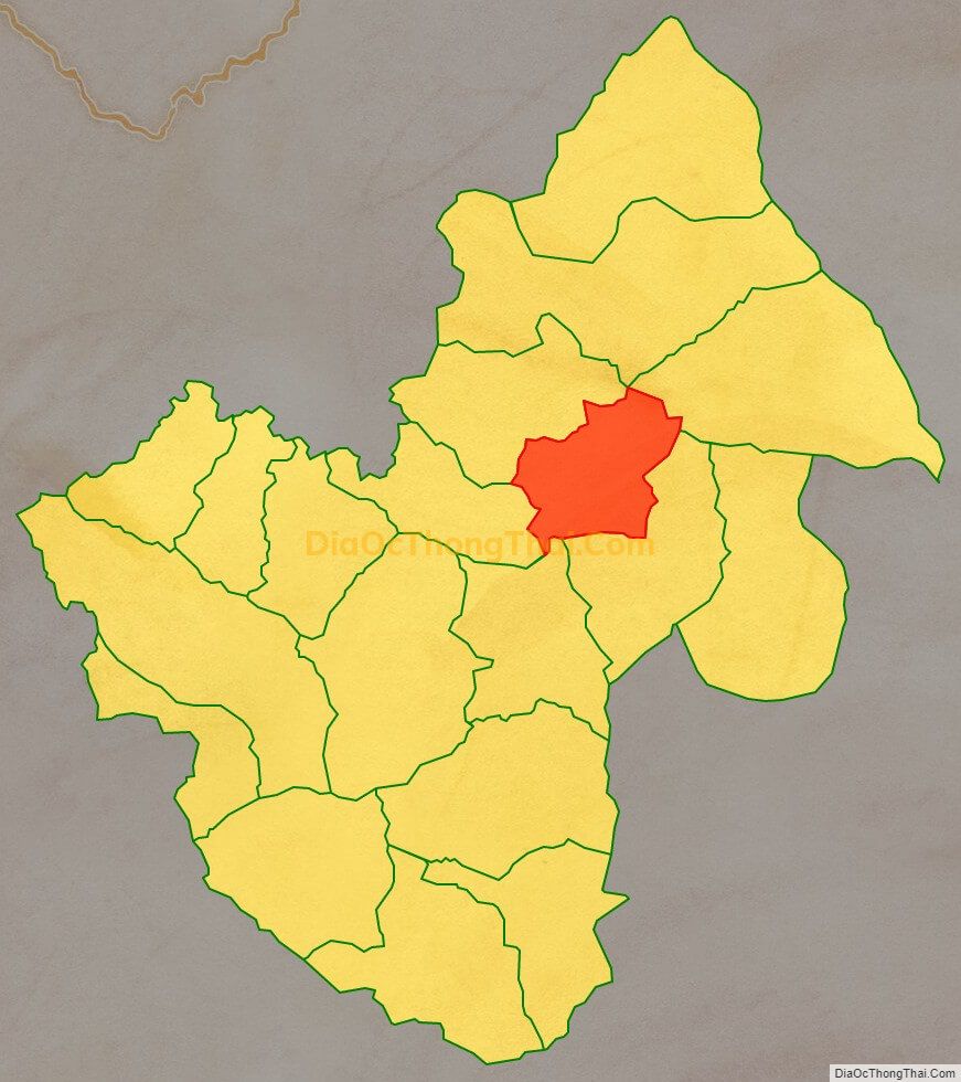 Bản đồ vị trí và địa giới hành chính Xã Thài Phìn Tủng, huyện Đồng Văn