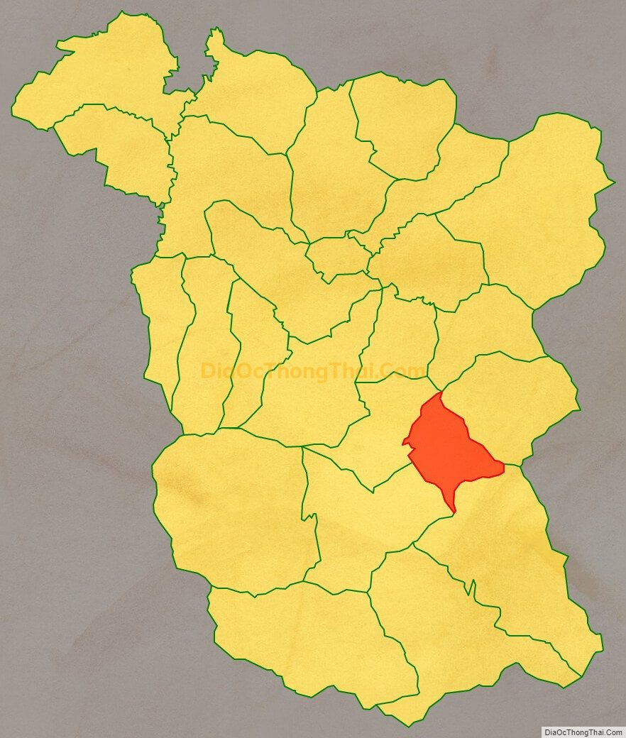 Bản đồ vị trí và địa giới hành chính Xã Bản Péo (cũ), huyện Hoàng Su Phì