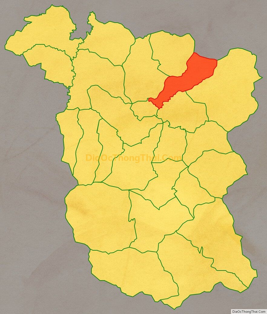 Bản đồ vị trí và địa giới hành chính Xã Đản Ván, huyện Hoàng Su Phì