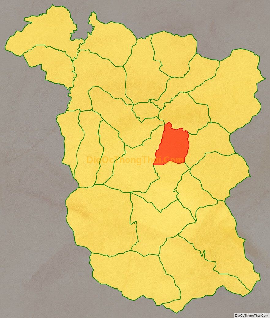 Bản đồ vị trí và địa giới hành chính Xã Ngàm Đăng Vài, huyện Hoàng Su Phì