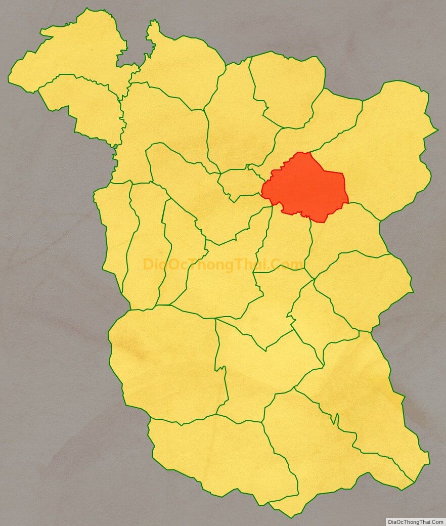 Bản đồ vị trí và địa giới hành chính Xã Tân Tiến, huyện Hoàng Su Phì