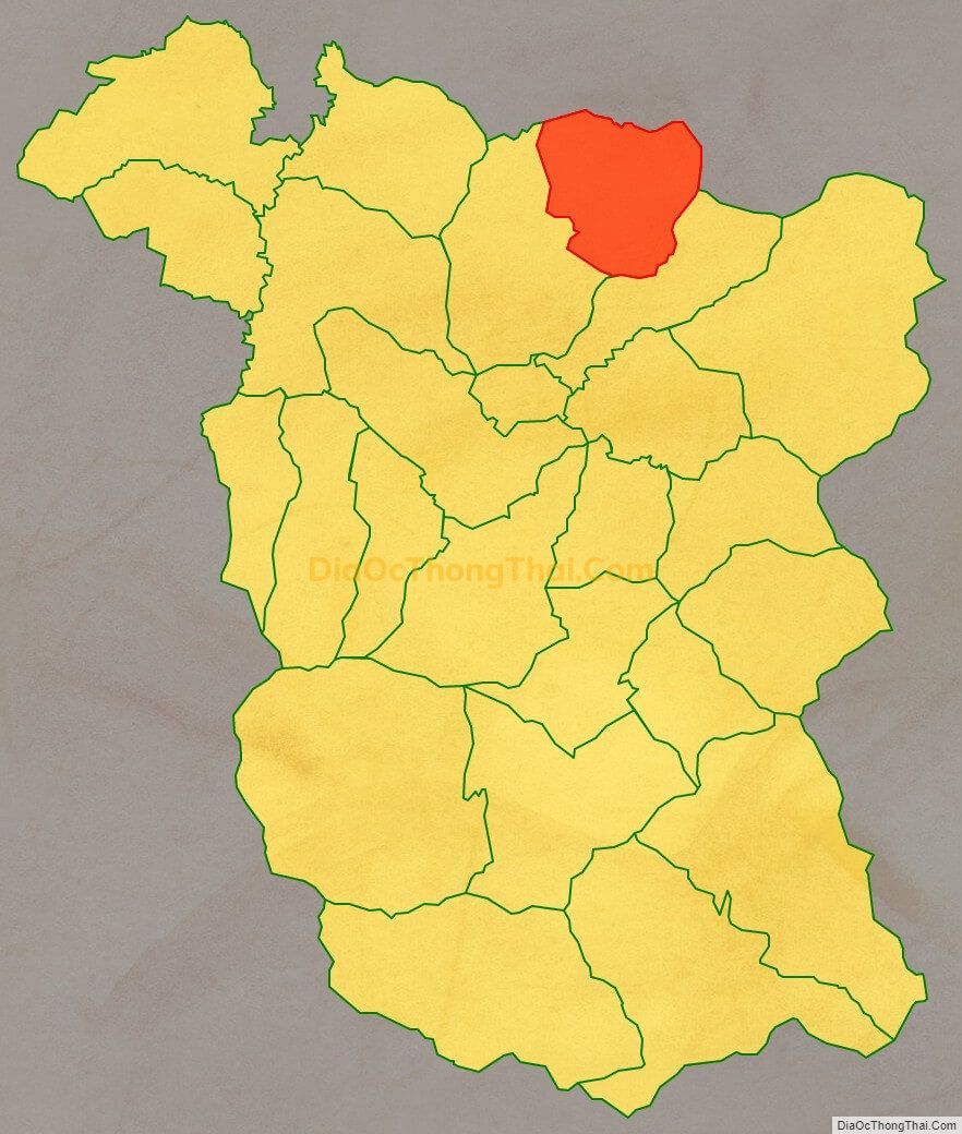Bản đồ vị trí và địa giới hành chính Xã Thèn Chu Phìn, huyện Hoàng Su Phì