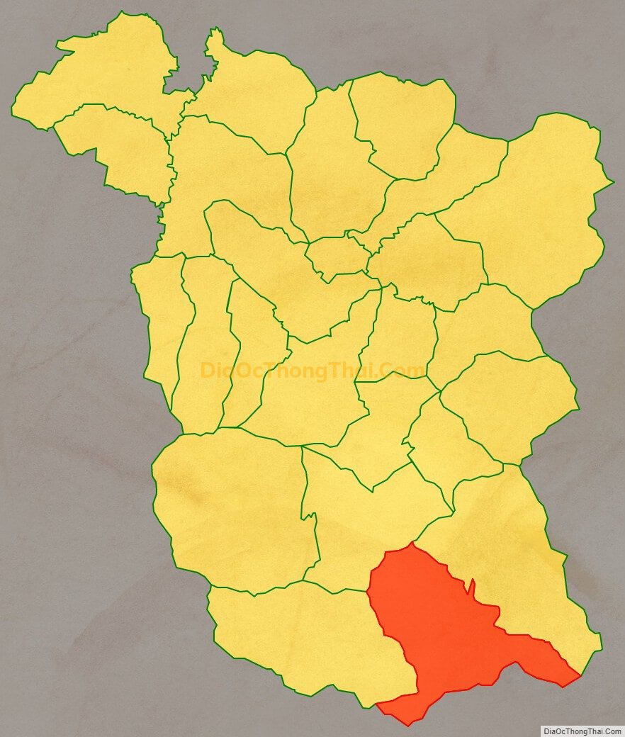 Bản đồ vị trí và địa giới hành chính Xã Thông Nguyên, huyện Hoàng Su Phì