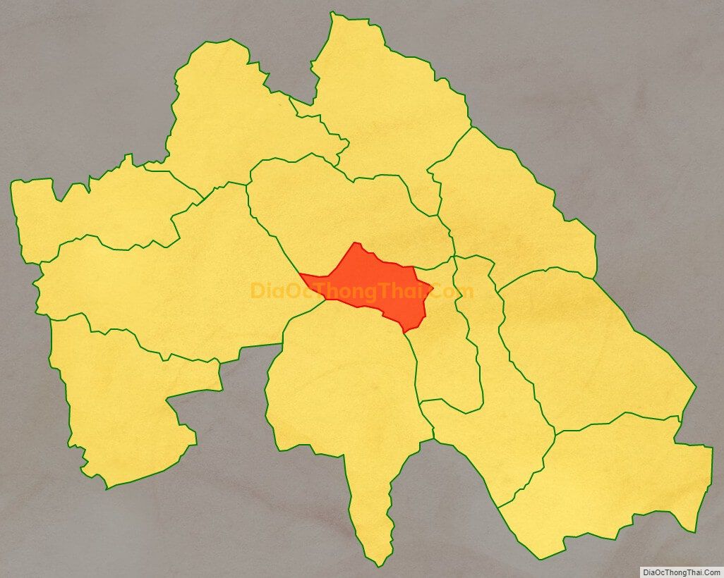Bản đồ vị trí và địa giới hành chính Thị trấn Tam Sơn, huyện Quản Bạ