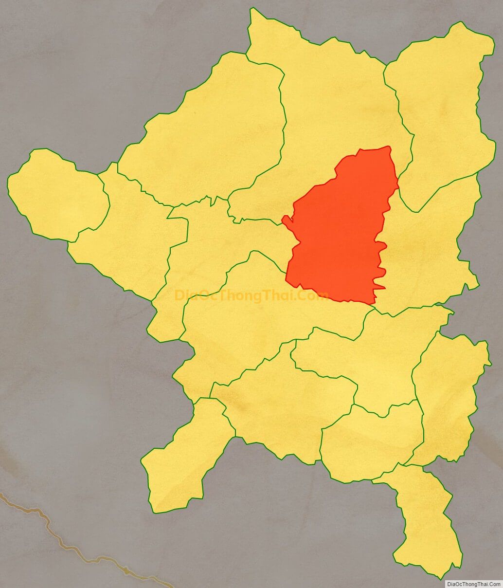 Bản đồ vị trí và địa giới hành chính Xã Tân Bắc, huyện Quang Bình