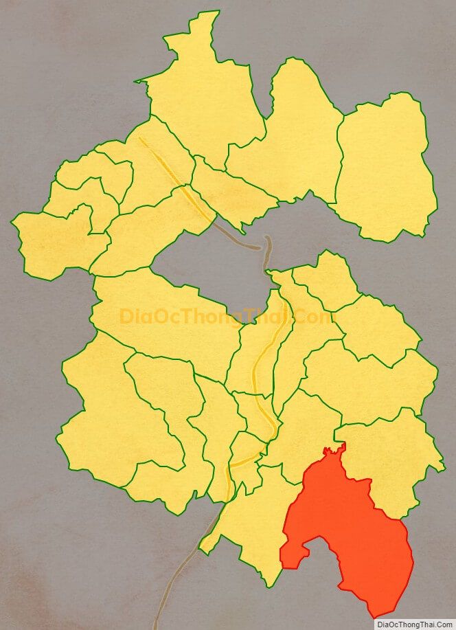 Bản đồ vị trí và địa giới hành chính Xã Bạch Ngọc, huyện Vị Xuyên